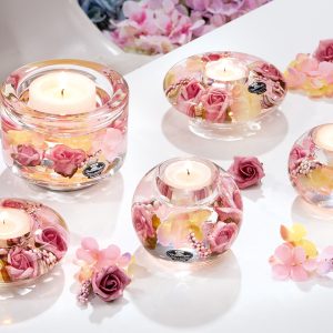 Dreamlight portalumino in vetro Rosa – Luci di Primavera