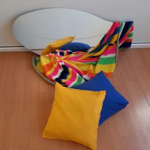 Specchio Foglia con decoro sabbiato da mm. 1000 x 700